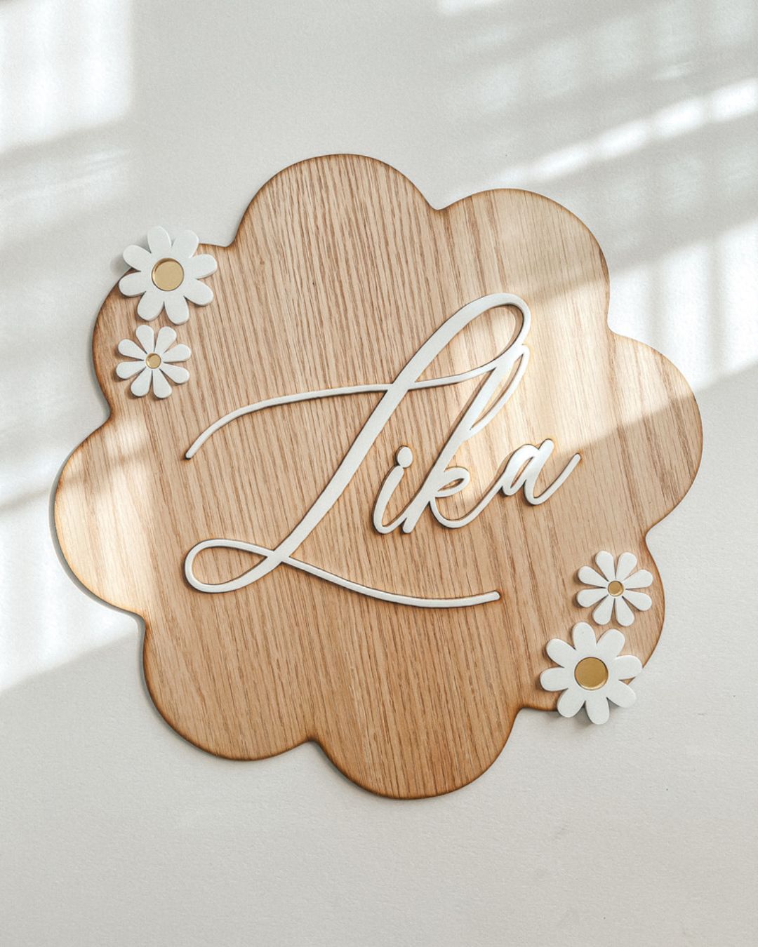 Daisy Name Plaque