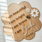 Daisy Affirmation Plaque