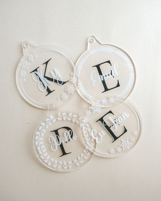 Christmas Name Ornaments