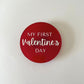 First Valentine's Day Acrylic Plaque